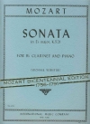 ソナタ・変ホ長調・K.521（モーツァルト）（クラリネット+ピアノ）【Sonata in E flat major  K. 521】
