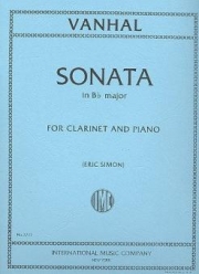 ソナタ・変ロ長調（ヨハン・バプティスト・ヴァンハル）（クラリネット+ピアノ）【Sonata in B flat major】