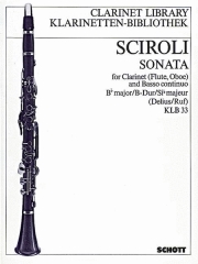 ソナタ・ロ長調（グレゴリオ・シローリ）（クラリネット+ピアノ）【Sonata in B Major】