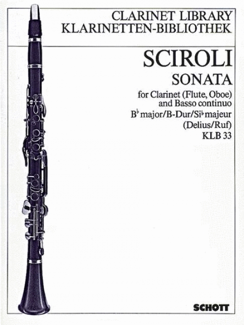 ソナタ・ロ長調（グレゴリオ・シローリ）（フルート+ピアノ）【Sonata in B Major】