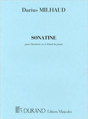 ソナチネ（ダリウス・ミヨー）（クラリネット+ピアノ）【Sonatine】