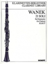 21のソロ（フリードリヒ・ワネク）（クラリネット）【21 Solos for Clarinet】