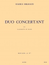 二重協奏曲（ダリウス・ミヨー）（クラリネット+ピアノ）【Duo Concertant】