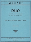 二重奏曲（オーボエ四重奏曲より）（モーツァルト）（クラリネット+ピアノ）【Duo(transcribed from Quartet for Oboe & Strings)】