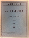 22のやさしい練習曲・第1巻（イワン・ミュラー）（クラリネット）【22 Easy Studies: Volume I】