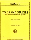 20の大練習曲（シリル・ローズ）（クラリネット）【20 Grand Studies】