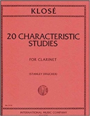 20の特徴的な練習曲（クローゼ）（クラリネット）【20 Characteristic Studies】
