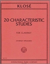 20の特徴的な練習曲（クローゼ）（クラリネット）【20 Characteristic Studies】