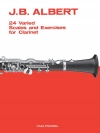 24のスケールと練習曲（ジャン＝バティスト・アルバート）（クラリネット）【24 Varied Scales and Exercises for Clarinet】