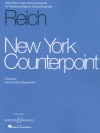 ニューヨーク対位法（スティーヴ・ライヒ）（クラリネット）【New York Counterpoint】