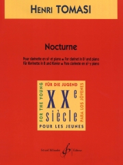 ノクターン（アンリ・トマジ）（クラリネット+ピアノ）【Nocturne】