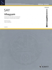 ハイヤーム・Op.36・クラリネット協奏曲（ファジル・サイ）（クラリネット+ピアノ）【Khayyam Op. 36 Concerto for Clarinet and Orchestra】