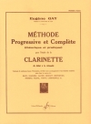 発展的で完全な教本・第1巻（ユージン・ゲイ）（クラリネット）【Methode Progressive Et Complete Vol.1】