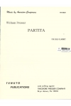 パルティータ（ウィリアム・プレッサー）（クラリネット）【Partita-Solo Clar】
