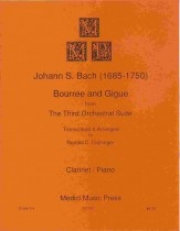 ブーレとジーグ（「管弦楽組曲第3番」より)（バッハ）（クラリネット+ピアノ）【Bourree and Gigue (Fr 3rd Orch Suite)】