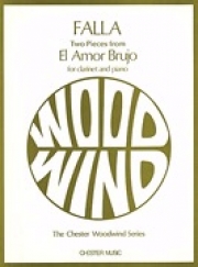 2つの小品(「恋は魔術師」より)（マヌエル・デ・ファリャ）（クラリネット+ピアノ）【2 Pieces from El Amor Brujo】