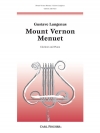 マウント・ヴァーノン・メヌエット（カール・マリア・フォン・ウェーバー）（クラリネット＋ピアノ）【Mount Vernon Menuet】