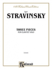 3つの小品（イーゴリ・ストラヴィンスキー）（クラリネット）【Three Pieces】