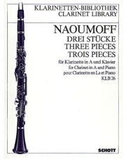 3つの小品（エミール・ナウモフ）（アルトクラリネット＋ピアノ）【Three Pieces (1982)】