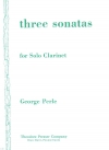 3つのソナタ（ジョージ・パール）（クラリネット）【Three Sonatas】
