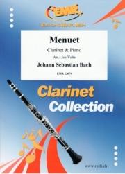 メヌエット（バッハ）（クラリネット＋ピアノ）【Menuet】