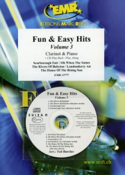 やさしく楽しいヒット曲集・第3巻（クラリネット＋ピアノ）【Fun & Easy Hits Volume 3】