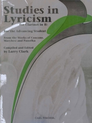 叙情練習曲（クラリネット）【Studies In Lyricism for Clarinet In Bb】