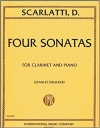4つのソナタ（ドメニコ・スカルラッティ）（クラリネット＋ピアノ）【Four Sonatas】
