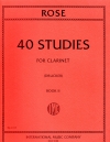 40の練習曲・第2巻（シリル・ローズ）（クラリネット）【40 Studies: Volume II】