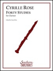 40の練習曲（シリル・ローズ）（クラリネット）【40 Studies】