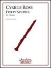 40の練習曲（シリル・ローズ）（クラリネット）【40 Studies】