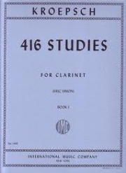 416の発展的練習曲・第1巻（フリッツ・クレプシュ）（クラリネット）【416 Studies: Volume I】