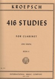 416の発展的練習曲・第2巻（フリッツ・クレプシュ）（クラリネット）【416 Studies: Volume II】