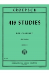 416の発展的練習曲・第3巻（フリッツ・クレプシュ）（クラリネット）【416 Studies: Volume III】