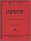 ルーマニアン・ラプソディー・第1番 (ジョルジェ・エネスク)  (クラリネット+ピアノ）【Roumanian Rhapsody No.1】
