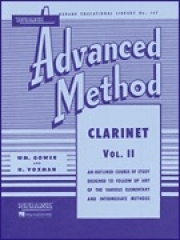 ルバンク上級クラリネット教本・Vol.2（クラリネット）　（クラリネット）【Rubank Advanced Method – Clarinet Vol. 2】