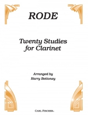 ロード・20の練習曲（クラリネット）【Rode Twenty Studies for Clarinet】