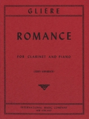 ロマンス・Op.35・No.6（レインゴリト・グリエール）（クラリネット+ピアノ）【Romance  Opus 35  No. 6 (Clar. in A or B)】