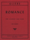 ロマンス・Op.35・No.6（レインゴリト・グリエール）（クラリネット+ピアノ）【Romance  Opus 35  No. 6 (Clar. in A or B)】