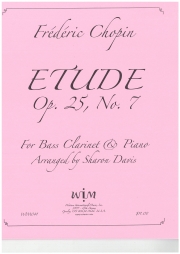 練習曲・Op.25 第7番（フレデリック・ショパン）（バスクラリネット+ピアノ）【Etude Op 25 #7】