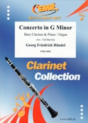 協奏曲・ト短調 (ヘンデル)（バスクラリネット+ピアノ）【Concerto in G Minor】