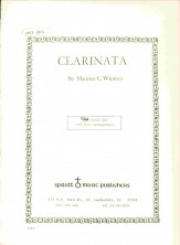 クラリナータ（モーリス・ホイットニー）（バスクラリネット+ピアノ）【Clarinata】
