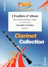 2つのアルバムの綴り（アレクサンドル・スクリャービン）（バスクラリネット+ピアノ）【2 Feuillets d'Album】
