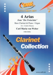 4つのアリア「魔弾の射手」より（カール・マリア・フォン・ウェーバー）（バスクラリネット+ピアノ）【4 Arias from Der Freischutz】