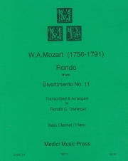ロンド「ディヴェルティメント第11番」より（モーツァルト）（バスクラリネット+ピアノ）【Rondo From Divertimento #11】