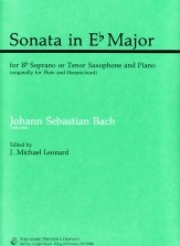 ソナタ・変ホ長調（バッハ）（ソプラノサックス+ピアノ）【Sonata In Eb Major】