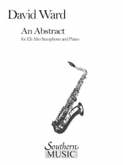 アン・アブストラクト（デイヴィッド・ウォード）（アルトサックス+ピアノ）【An Abstract】