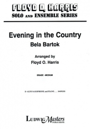 村の夕暮れ（バルトーク・ベーラ）（アルトサックス+ピアノ）【Evening in the Country】
