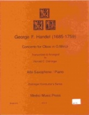 オーボエ協奏曲・ト短調　(ヘンデル)（アルトサックス+ピアノ）【Concerto For Oboe In G Minor】