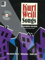クルト・ヴァイル曲集 （アルトサックス）【Kurt Weill Songs・Play-Along】